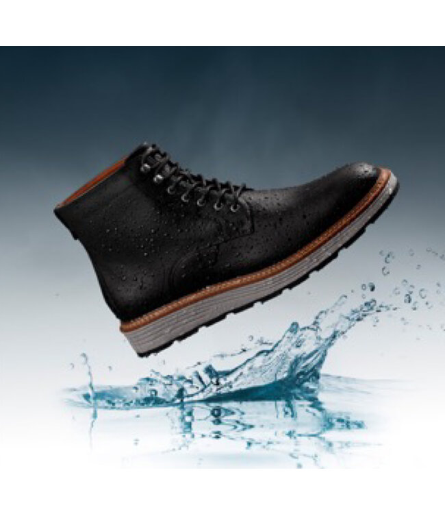 Black Upton Lug Boots