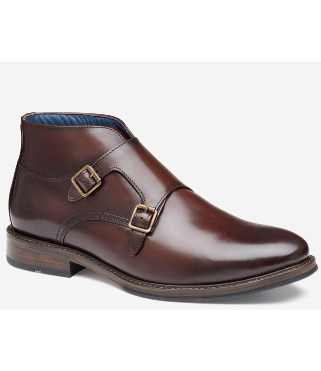 Mahogany Raleigh Double Buckle Boots
