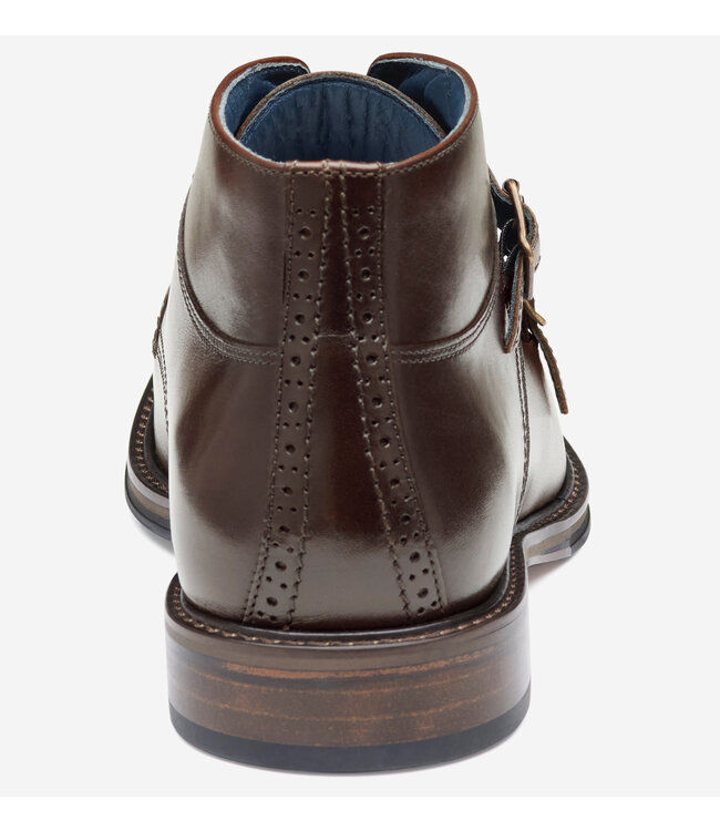 Mahogany Raleigh Double Buckle Boots