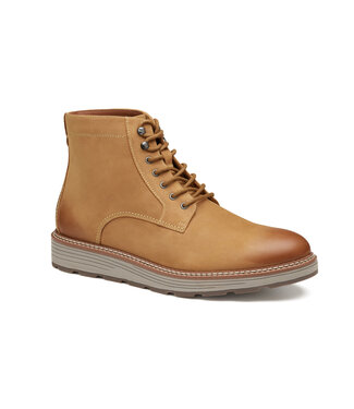 JOHNSTON & MURPHY Tan Upton Lug Boots