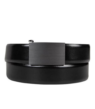 LLOYD Black Domed Automatic Buckle Belt