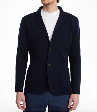 EMANUEL BERG Navy Swacket Cardigan