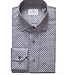 EMANUEL BERG Modern Fit Brown Blue Print Shirt