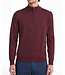 EMANUEL BERG Burgundy Washwool 1/4 Zip