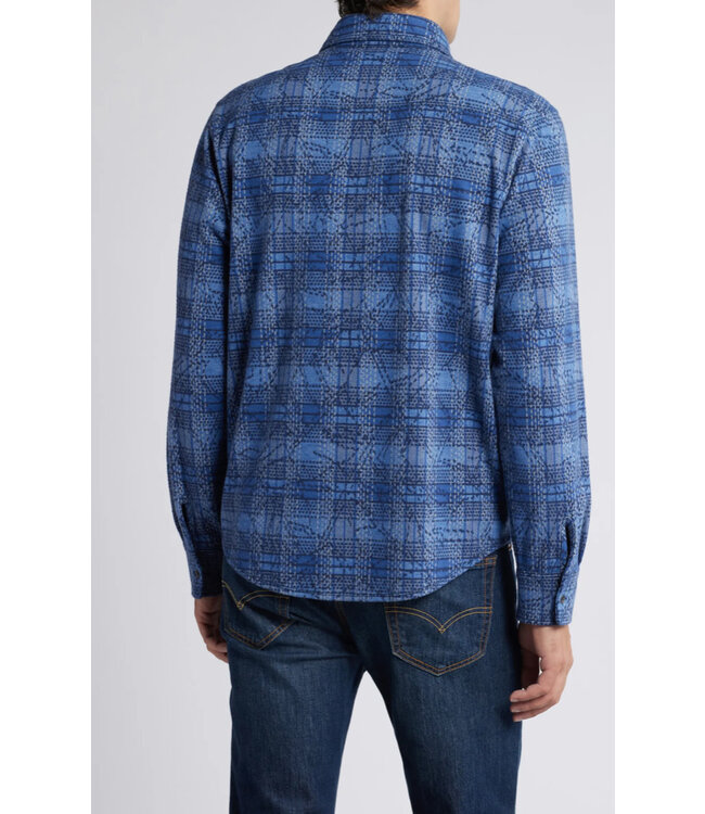 Classic Fit Blue Fireside Fronds Shirt