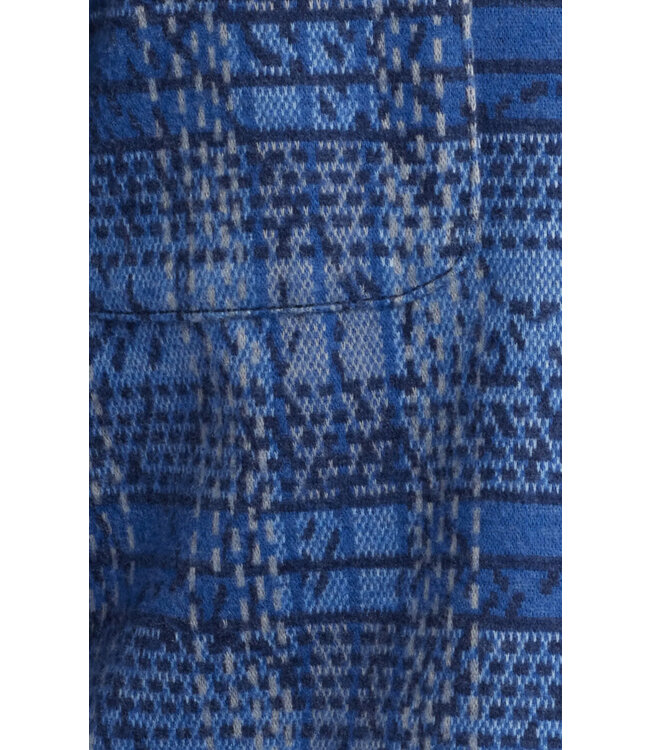 Classic Fit Blue Fireside Fronds Shirt