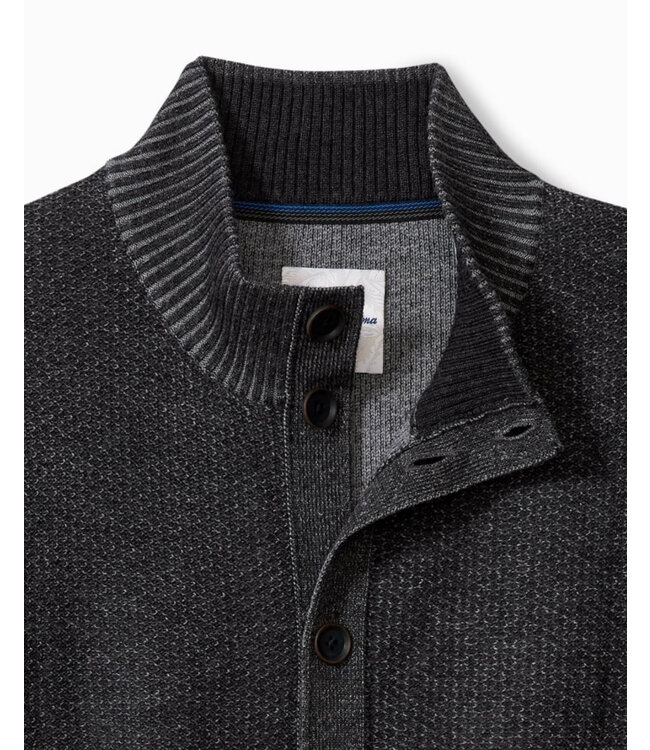 Charcoal Mix Crescent Shore Cardigan