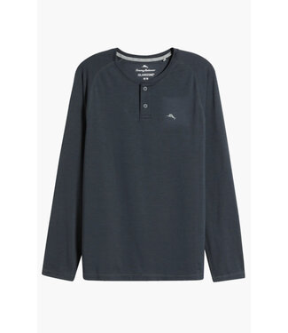 TOMMY BAHAMA Charcoal Sandrunner Henley