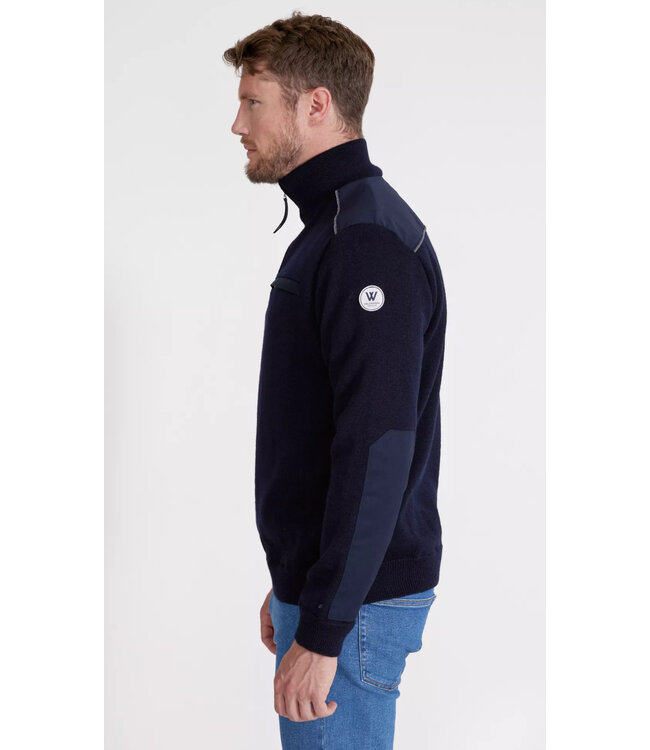 Navy Timmy T-Neck 1/4 Zip