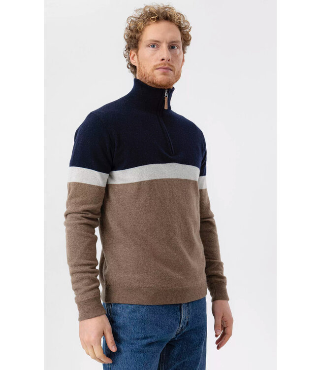 Walnut Multi Stellan T-Neck  1/4 Zip
