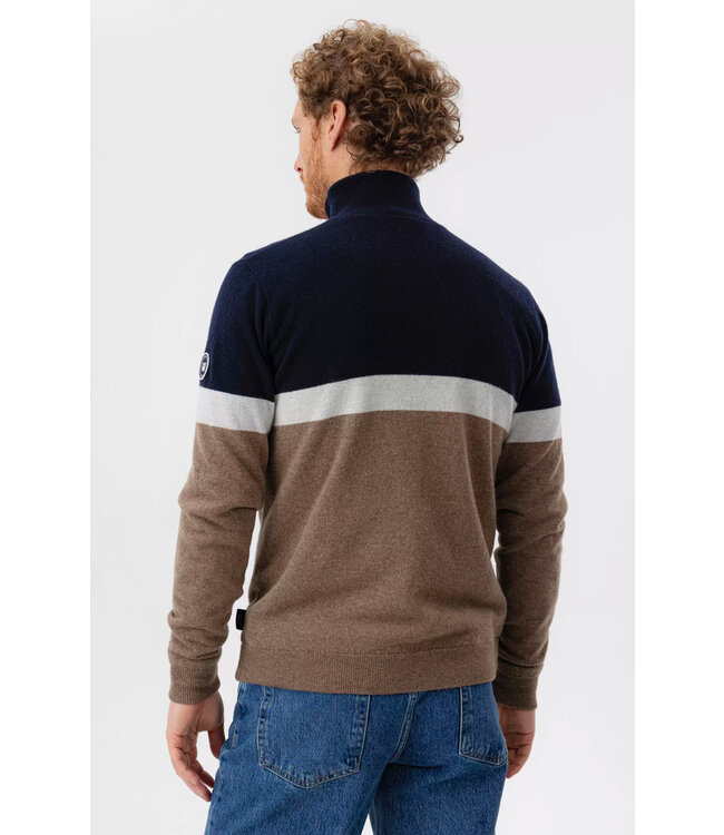 Walnut Multi Stellan T-Neck  1/4 Zip