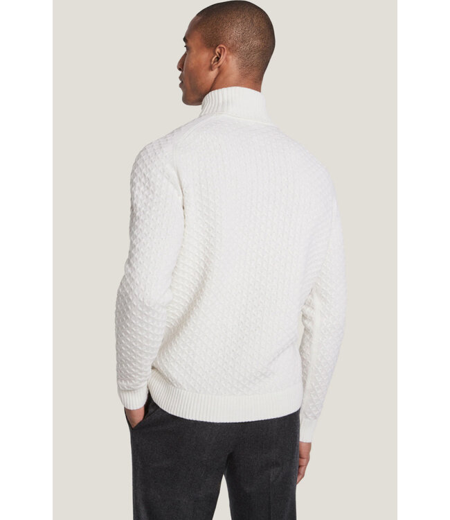 Ecru St. Antoine Cable Knit Turtleneck