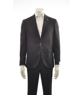 JACK VICTOR Modern Fit Black Suit