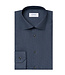 Slim Fit Dark Blue  Houndstooth Shirt