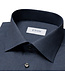 Slim Fit Dark Blue  Houndstooth Shirt