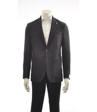 JACK VICTOR Modern Fit Charcoal Block Sport Coat Benjamin s Menswear