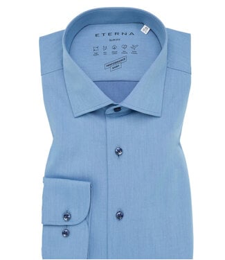ETERNA Slim Fit Blue Dress Shirt
