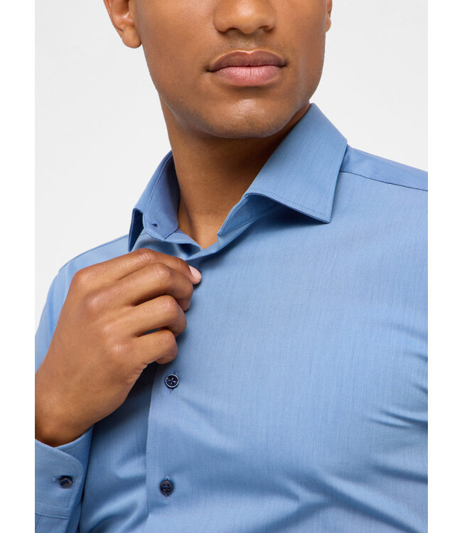 Slim Fit Blue Dress Shirt