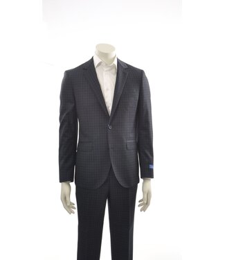 PAUL BETENLY Modern Fit Brown Navy Suit