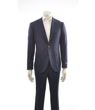 PAUL BETENLY Modern Fit Navy Tight Stripe Suit