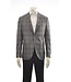 JACK VICTOR Modern Fit Grey Taupe Plaid Sport Coat