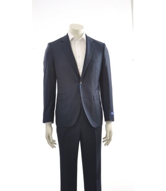 PAUL BETENLY Modern Fit Navy Patterned Suit