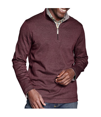 JOHNSTON & MURPHY Burgundy XC4 Reversible 1/4 Zip