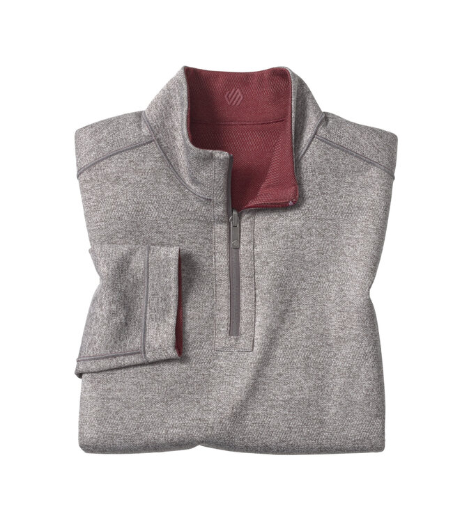 Burgundy XC4 Reversible 1/4 Zip