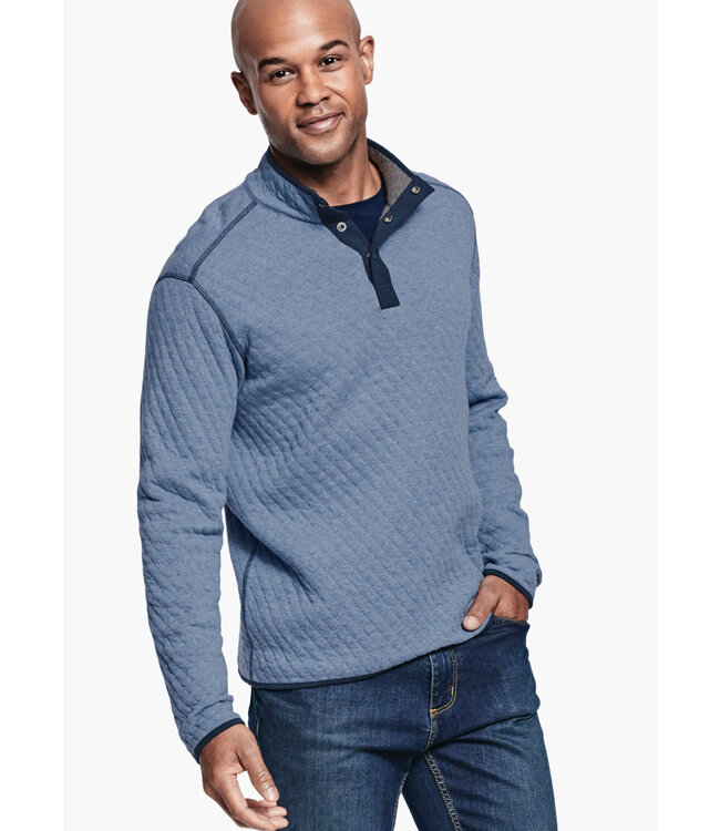 Light Blue 1/4 Snap with Trim