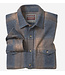 Classic Fit Navy Brown Overshirt