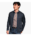 Navy Wide Striped Full Zip