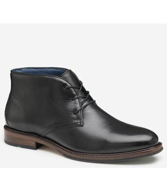 JOHNSTON & MURPHY Black Raleigh Chukka Boots