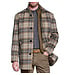 JOHNSTON & MURPHY Tan Upton Plaid Coat