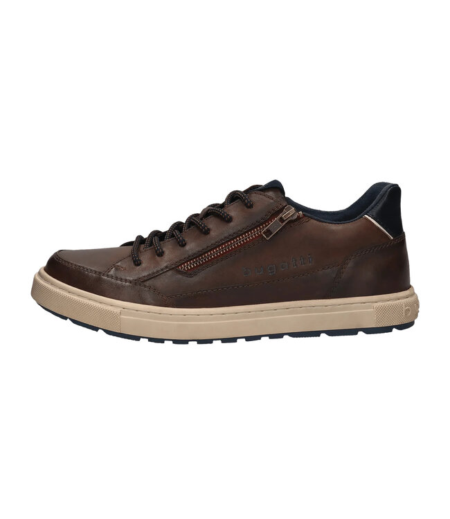 Dark Brown Lace Up Sneakers