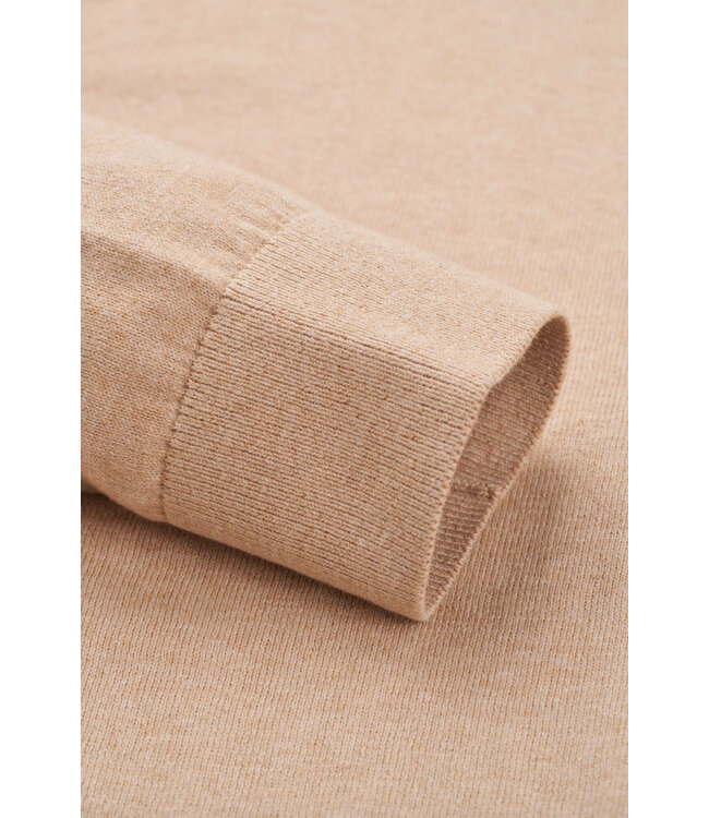 Tan Turtleneck Sweater