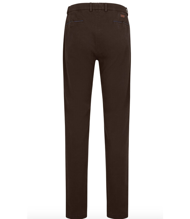 Modern Fit Brown Casual Pants