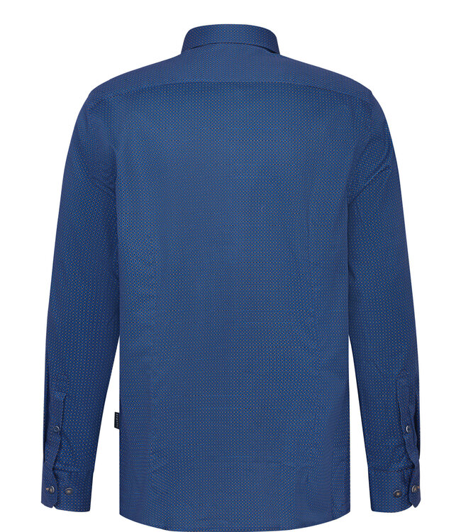 Modern Fit Navy Pattern Shirt