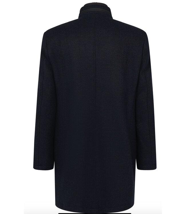 Navy Twill Coat