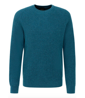 BUGATTI Teal  Crew Neck Sweater
