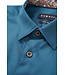 Modern Fit Teal Shirt With Trim