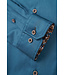 Modern Fit Teal Shirt With Trim