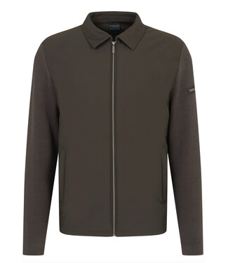 BUGATTI Olive Knit Sleeves Jacket