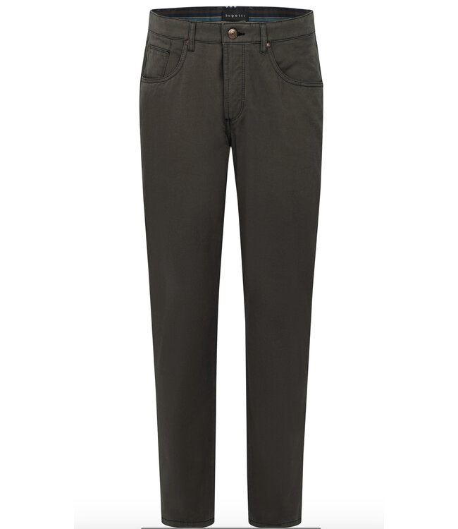 Slim Fit Olive 5 Pocket Pants