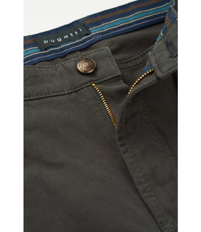 Slim Fit Olive 5 Pocket Pants