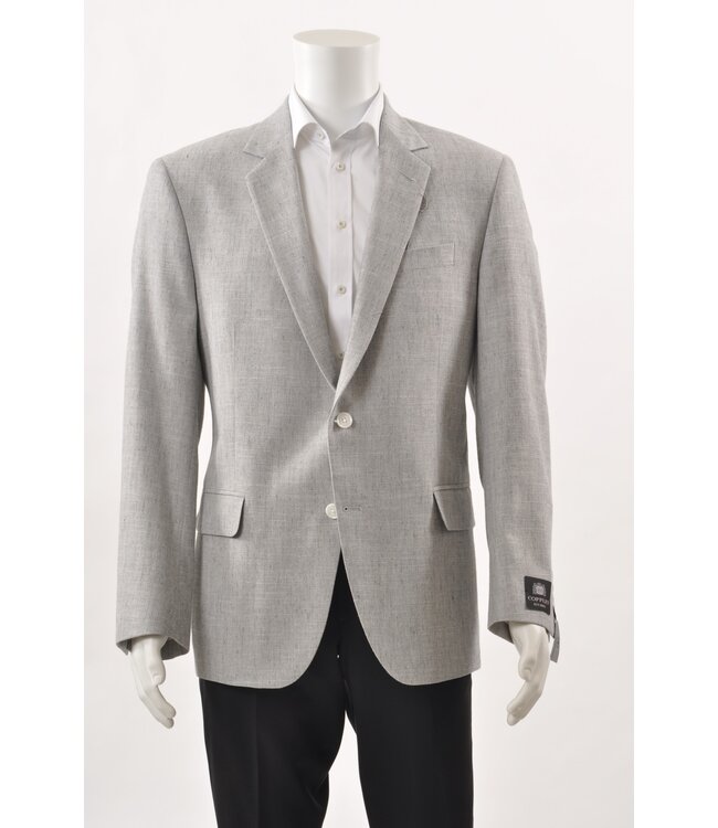 Classic Fit Light Tan Herringbone Sport Coat