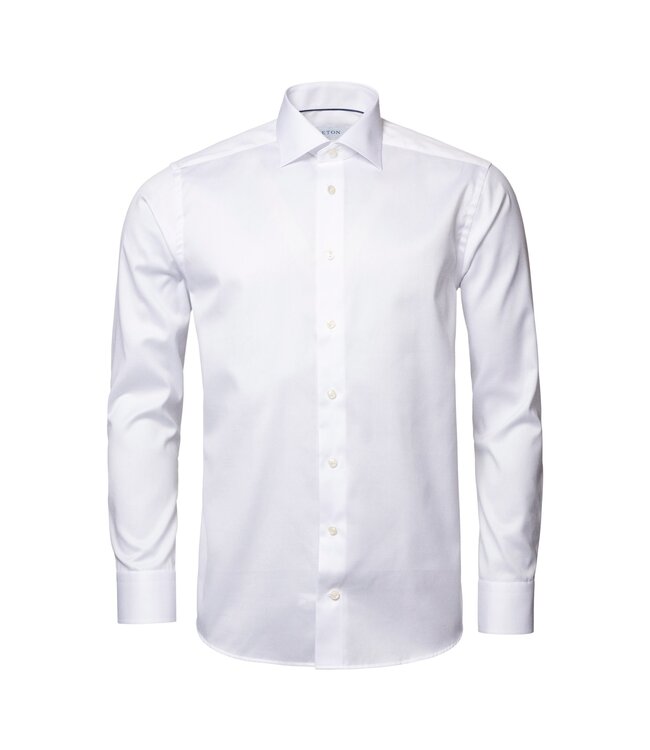 Slim Fit White Twill Shirt