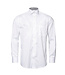 Classic Fit White With Brown Trim Shirt