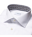 Classic Fit White With Brown Trim Shirt