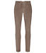 Slim Fit Beige Flat Front Cords