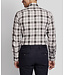 Modern Fit Grey Plaid Shirt